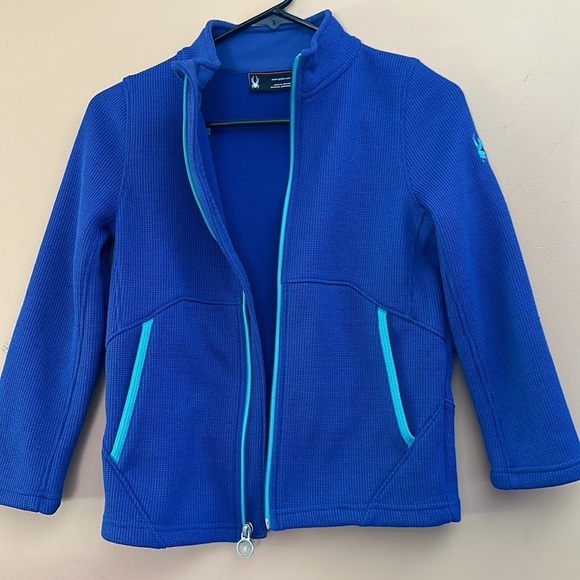 😊♥️NWOT Spyder Kids Zip Up Jacket Fleece Lined Mid Weight Size Medium 10… - Picture 9 of 12